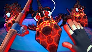 LAVA FISHS UNDERGROUND CAVE  Crazy Fishing VR [upl. by Nanon180]