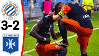 Montpellier vs Auxerre 32 Akor Adams Goal All Goals and Extended Highlights [upl. by Ecitsuj110]