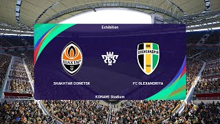 Shakhtar Donetsk vs Oleksandria 29102022 Ukrainian Premier League PES 2021 [upl. by Hortense]