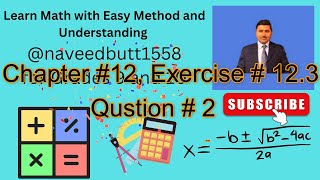 Math 9th Chapter  12 Exercise  123 Question  2 [upl. by Merton]