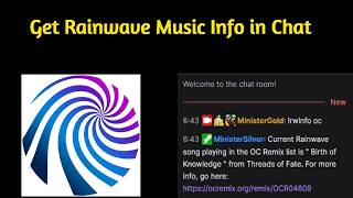 Mix It Up  Display Rainwave Music Info in Twitch Chat [upl. by Munroe]