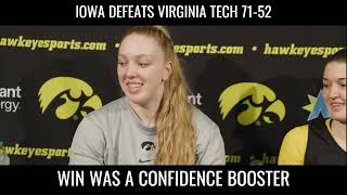 Iowa Hawkeyes Win Was Confidence Booster hawkeyes [upl. by Edylc]