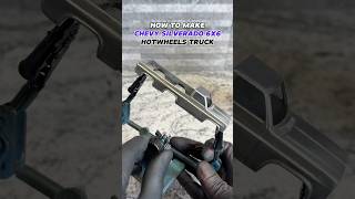 HOW TO MAKE CHEVY SILVERADO 6X6 TRUCK hotwheels chevy silverado diy truck 6x6 [upl. by Saibot]