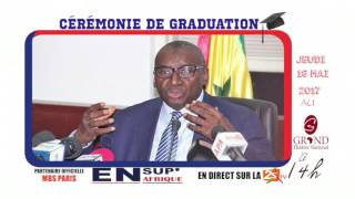 Les étudiants de ENSUP Afrique honorés au grand theatre [upl. by Romito159]