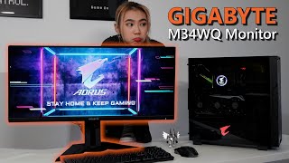 Gigabyte M34WQ Monitor x Rose Gaming [upl. by Matt127]