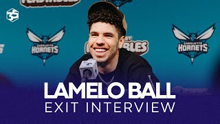 202324 Exit Interviews LaMelo Ball [upl. by Eleda492]