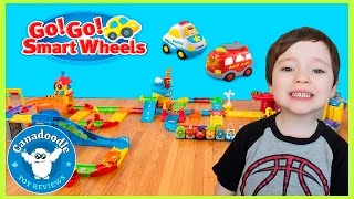 HUGE VTech Go Go Smart Wheels Playset Train Station Airport Garage Trolls Surprise Egg [upl. by Luann]