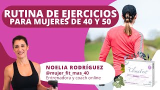 Rutina de EJERCICIOS para MUJERES de 40 y 50 años 👟🏋️‍♀️ Entrenadora mujerfitmas4064 [upl. by Thornton720]