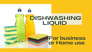 DISHWASHING LIQUID EASY STEP BY STEP GUIDE [upl. by Kawai243]