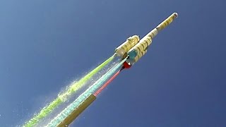 Water Rocket with Boosters  Axion G2 [upl. by Ellatsyrc]