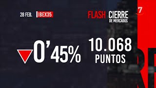 Flash Cierre de Mercados 28022024 [upl. by Kotta60]