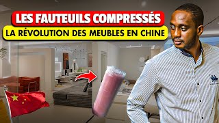 Des Fauteuils Chinois Compressés qui tiennent dans un sac à dos Visite de l’usine [upl. by Juliane]