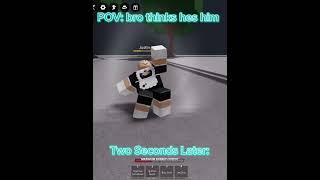 POV bro thinks hes him roblox sbg tsbg strongestbattlegrounds thestrongestbattlegrounds [upl. by Kwan]