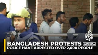 Bangladesh student protests UN demands investigation of government crackdown [upl. by Dolloff6]