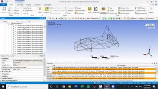 FSAE Torsional Stiffness Simulation in ANSYS  Part 3 [upl. by Mientao]