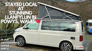 Waking up in a VW Califonia Ocean Campervan and Exploring Henstent Park Llanfyllin in Powys Wales [upl. by Nniuq]