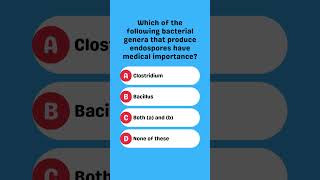 Which bacterial genera producing endospores are medically important [upl. by Enilesoj]