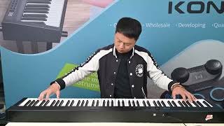 PJ88D Folding Piano 88 key portable piano electric folding electronic piano MIDI electronic organ [upl. by Cristin]