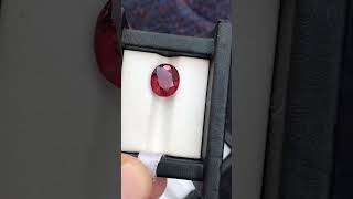 Beautiful faceted Natural Rhodolite Available for sale Weight  42 carat [upl. by Idnod44]