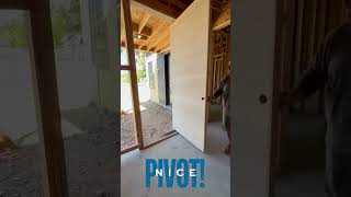 PIVOT Door customhomebuilder sonomacounty norcal [upl. by Natalya]