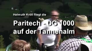 DG1000 von Paritech auf der Tannenalm [upl. by Naeroled]