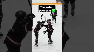 Simple powerplay success 👏🏒 hockey [upl. by Rush]