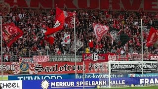 Support HFC Fans in Leuna Chemie Stadion  Regionalliga Northeast Hallescher FC  Herta BSC II 41 [upl. by Wenz]