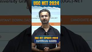 😳😳UGC NET 2024  UGC NET Ceritificate Validity 🤯🤯  UGC NET UPDATE 2024 🫵🫵  Nishant sir [upl. by Moselle]