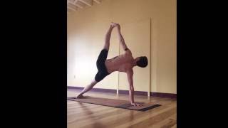 Iyengar Vasisthasana II  Ashtanga Vismamitrasana [upl. by Lysander]