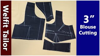 34 Inch Blouse Cutting Details Explain in Tamil  Welfit Tailor [upl. by Cusick]