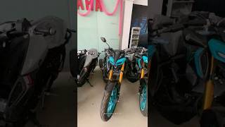 New 2024 Yamaha Mt 15 V20 Cyan Storm Dlx Colour shorts yamaha mt15 [upl. by Soluk]