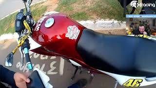 GAULES REAGINDO A ENQUADROS DE MOTO XRACING EP13 [upl. by Aekal481]