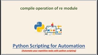 Python  compile operation of re module  regex  python regular expressions  python regex [upl. by Nonnah418]