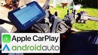 Android Auto e CarPlay IN MOTO Aoocci C5 Pro [upl. by Uriah325]