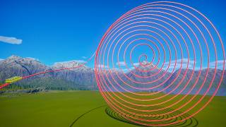 Super Spiral Loop Roller Coaster – Planet Coaster [upl. by Rolfston477]