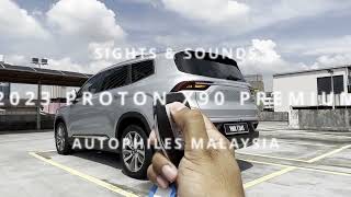 Car ASMR  2023 Proton X90 Premium  Sights amp Sounds [upl. by Kaden]