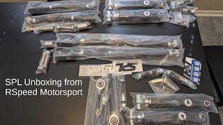 SPL Suspension Unboxing from RSpeed Motorsport [upl. by Mert]