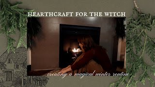 Hearth and Home Witchcraft  A Witchs Winter Magical Routine [upl. by Ahsac]