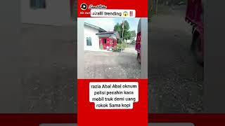 POLISI AROGAN PECAHKAN KACA MOBIL PENGENDARA [upl. by Olatha]