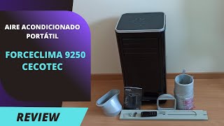 ❄️AIRE ACONDICIONADO PORTATIL Cecotec Forceclima 9250❄️  ¿Merece la pena [upl. by Nahtnaoj]