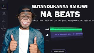 GUTANDUKANYA AMAJWI NA BEAT VOCAL REMOVER [upl. by Shellans]