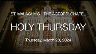 Holy Thursday  Thursday March 28 2024 [upl. by Argile]