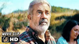 Yes Or No Scene  DESPERATION ROAD 2023 Mel Gibson Movie CLIP HD [upl. by Myrta958]