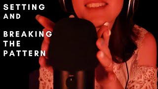 ASMR  Setting and breaking the pattern  RUBBING SCRATCHING MASSAGE  for extra tingles [upl. by Glover825]