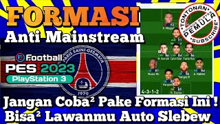 formasi anti mainstream PSG PES 23 PS3 [upl. by Gowrie]