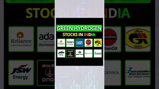 Green Hydrogen Stocks in India hydrogenstock topstocks futurestocks shorts short [upl. by Birmingham]