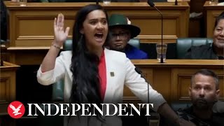 New Zealand MP performs haka in powerful maiden speech resurfaced video shows [upl. by Emerson]