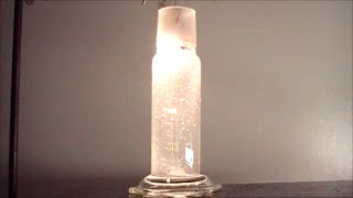 Chemistry experiment 50  Underwater Explosions Acetylene reacting with Chlorine [upl. by Akinot]