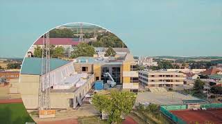 Hollabrunn Bau Schulcampus Timelapse [upl. by Gwyneth]