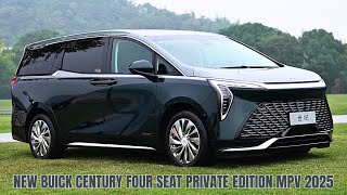 Launched in China on October 29  New Buick Century Four Seat Private Edition MPV 2025 [upl. by Nnylesor]